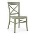 Chaise en plastique polypropylène vert 85 cm